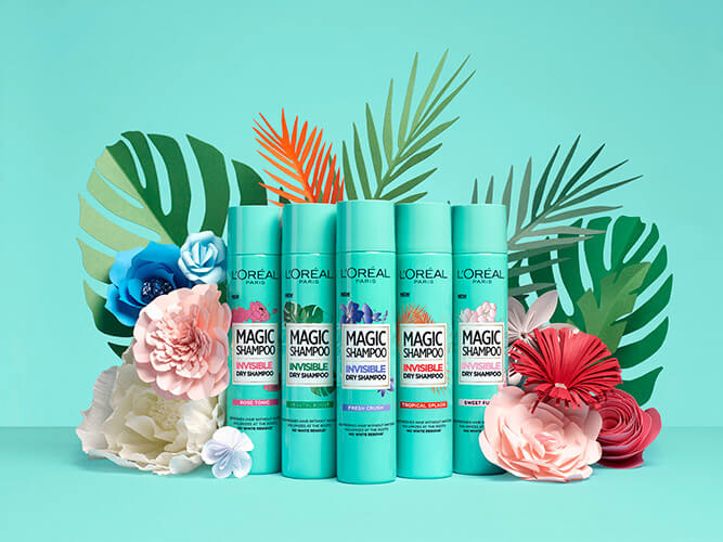 dry shampoo magic shampoo range